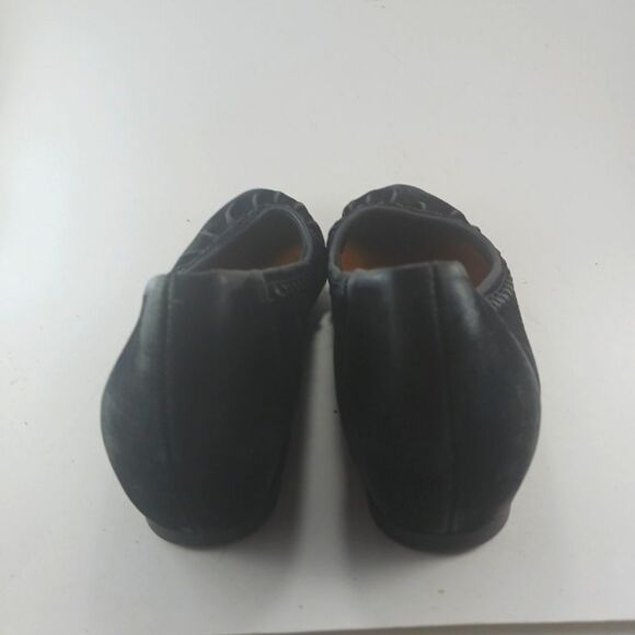 Beartraps Norma Round Toe Wedge Slip On Ballet Flats Women's 8.5 Black 1.5" Heel - Picture 5 of 9